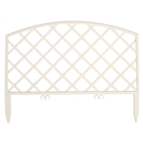 Забор декоративный №6 плетенка белый (ПолимерСад)(20шт)