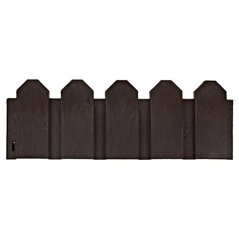 Забор Декоративный Дачник коричневый 3м (6секций) В18см (Мастер Сад)(10шт)
