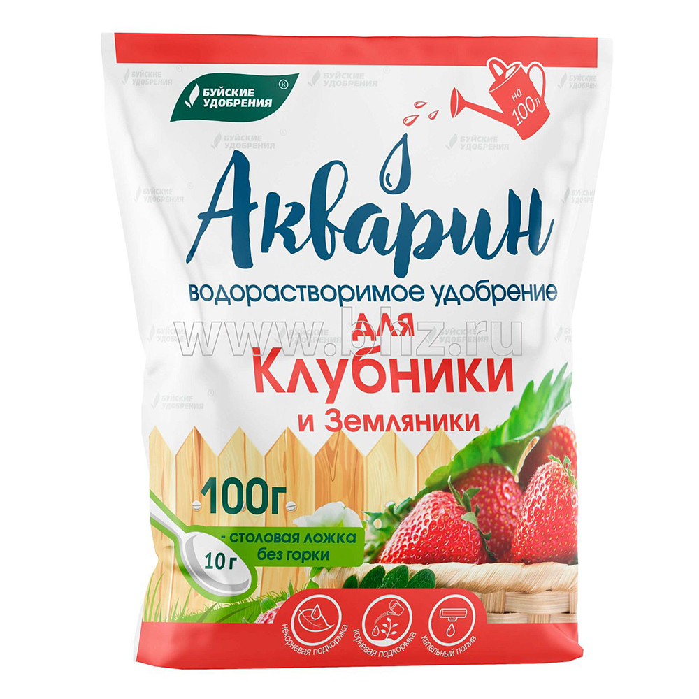 Акварин Для клубники и земляники 100г (БХЗ)(20шт)
