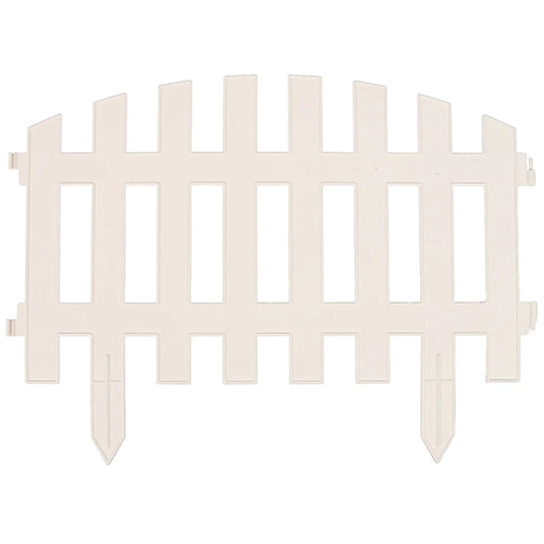 Забор декоративный №2 белый (ПолимерСад)(20шт)