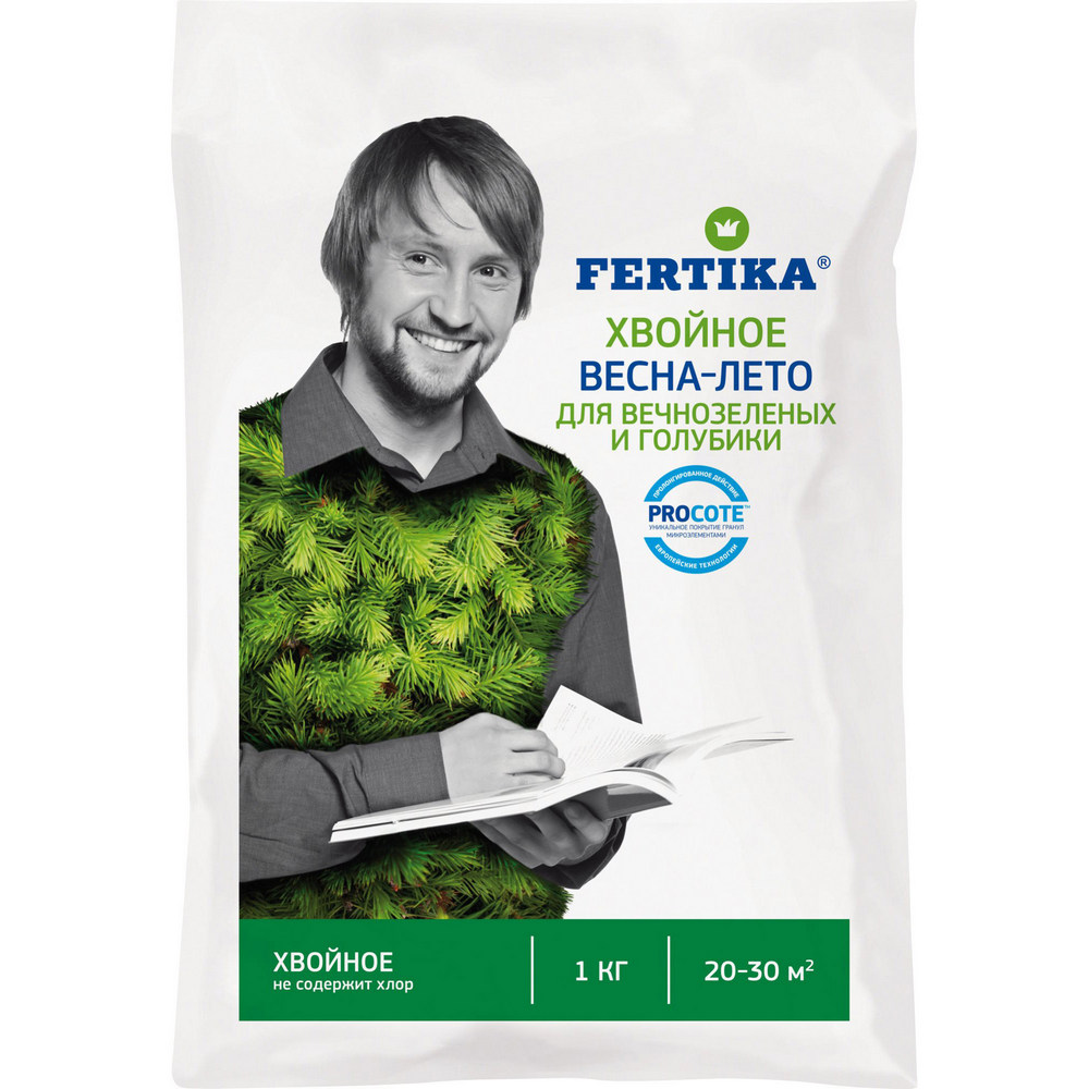 Фертика хвойное для вечнозеленых и голубики весна–лето 1кг (25)