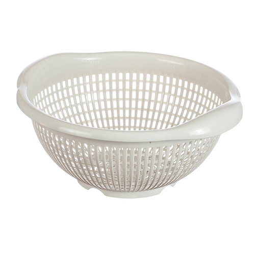 Дуршлаг круглый Белый ротанг 1131 (М-пласт)(20шт) 