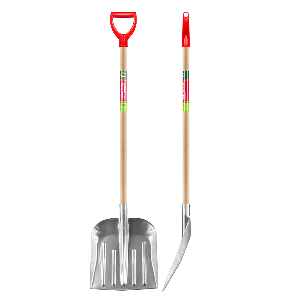 Лопата Снеговая МОЛОДОСТЬ МОЯ 2263-Ч рыдлевка 330*370*1360мм (ЦИ)