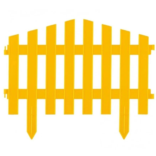 Забор декоративный №5 желтый (ПолимерСад)(20шт)