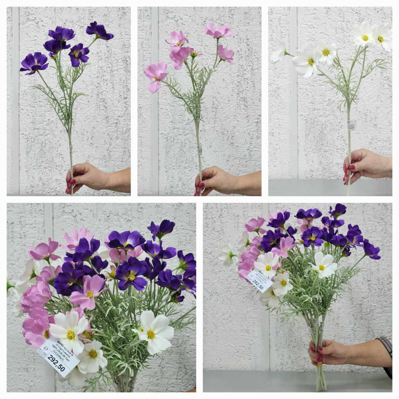 Ветка космеи в ассортименте SBPL2025-26 1шт (Сиб Сад)(24шт) 