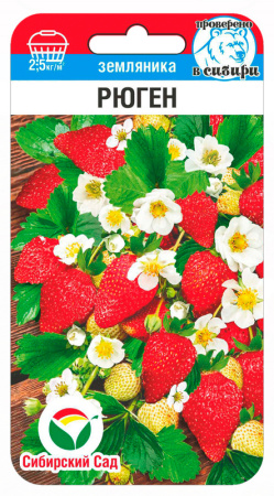 Земляника Рюген 10шт (Сиб Сад)