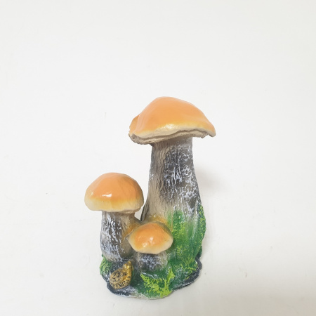 Садовая фигура Гриб подосиновик тройной малый 10833 (21см) (ВПС)