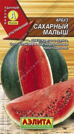 Арбуз Сахарный малыш ультраранний 1г (Аэлита)